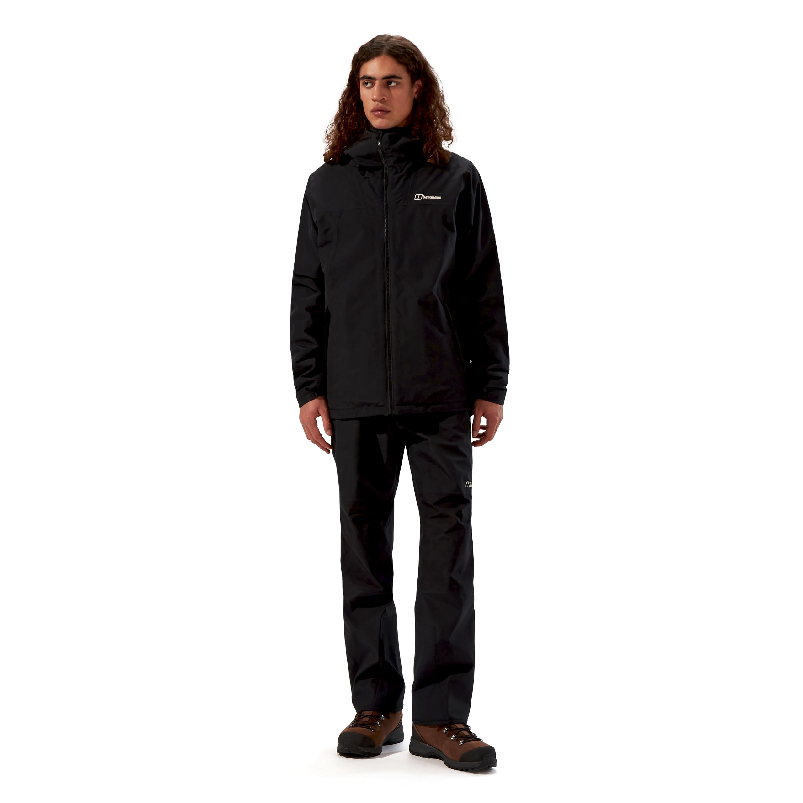Berghaus Herren Deluge Pro Shell-Regenjacke | Strapazierfähig | Atmungsaktive Jacke Jacke