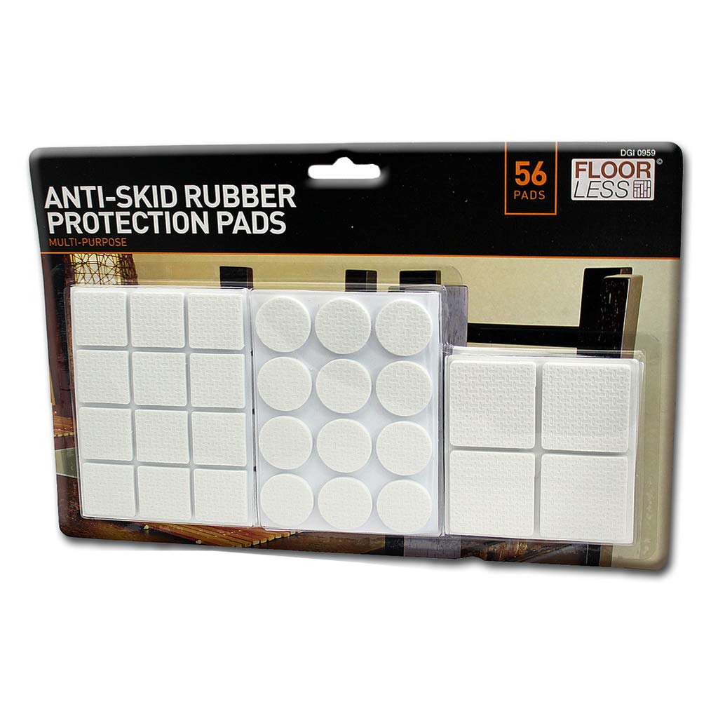 Furniture Pads Wood Laminate Floor Protector Anti Skid Non Slip Feet Rubber Felt
