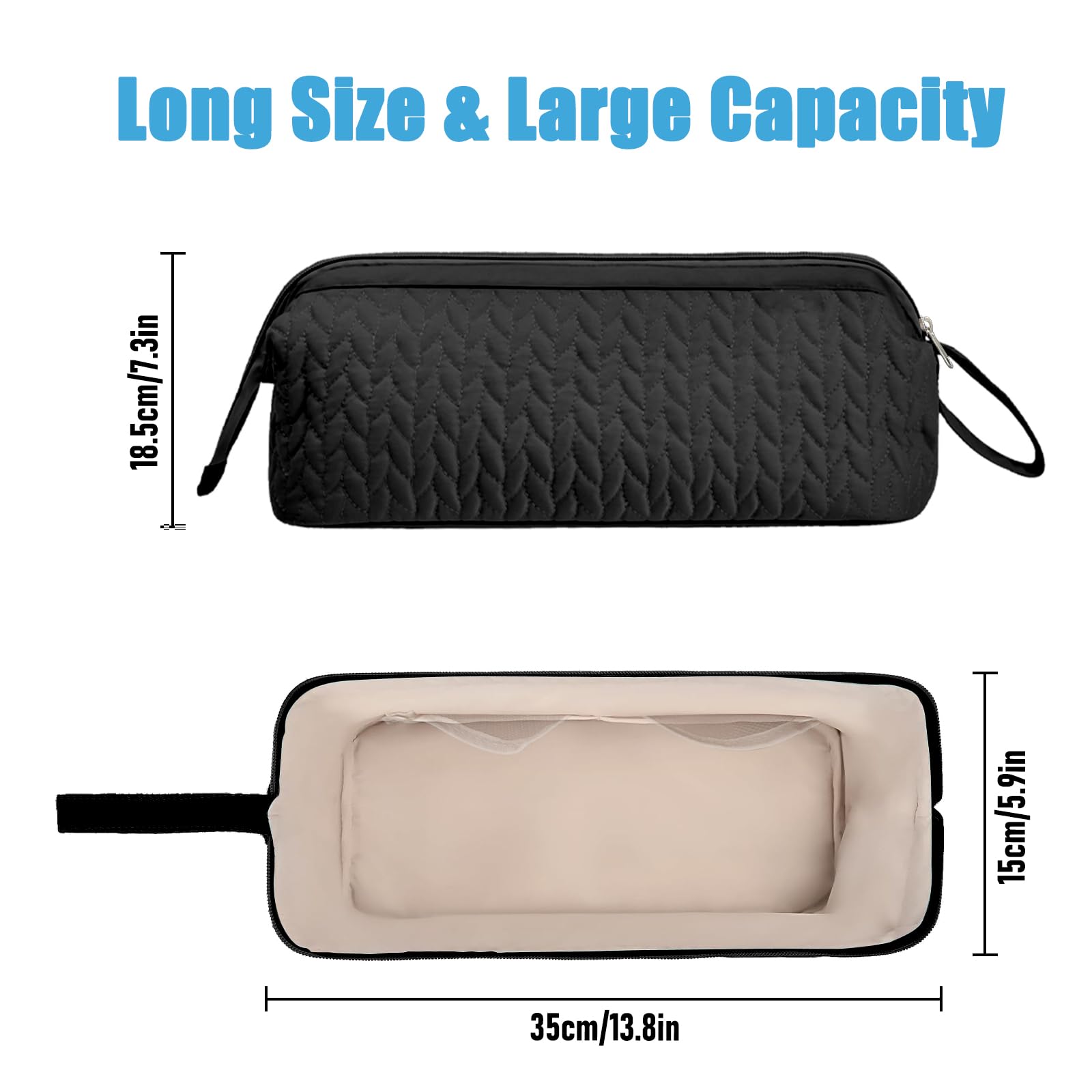 Borsa da Viaggio Portabagagli per Asciugacapelli, Piastra e Ferro Arricciacapelli, Custodia Portatile per Utensili Parrucchieri Compatibile con Dyson Supersonic/Airwrap Styler