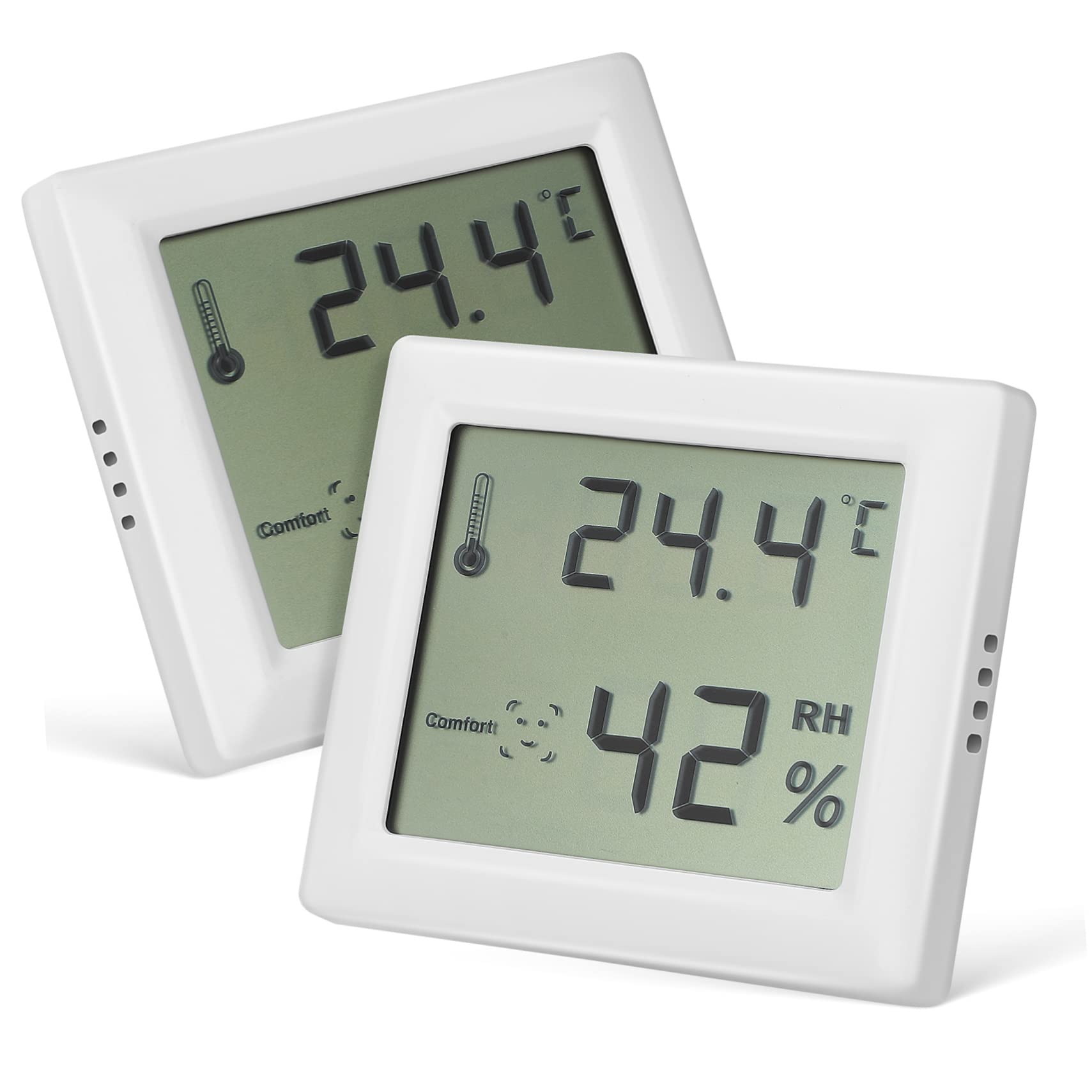 TOYANDONA 3 Sätze Hygrometer Haushalt Hydrometer Für Zimmer Drinnen Innenumwelt Raumthermometer Innen Temperaturüberwachung Zu Hause Innen-/außenthermometer Abs 2 Stücke * 3