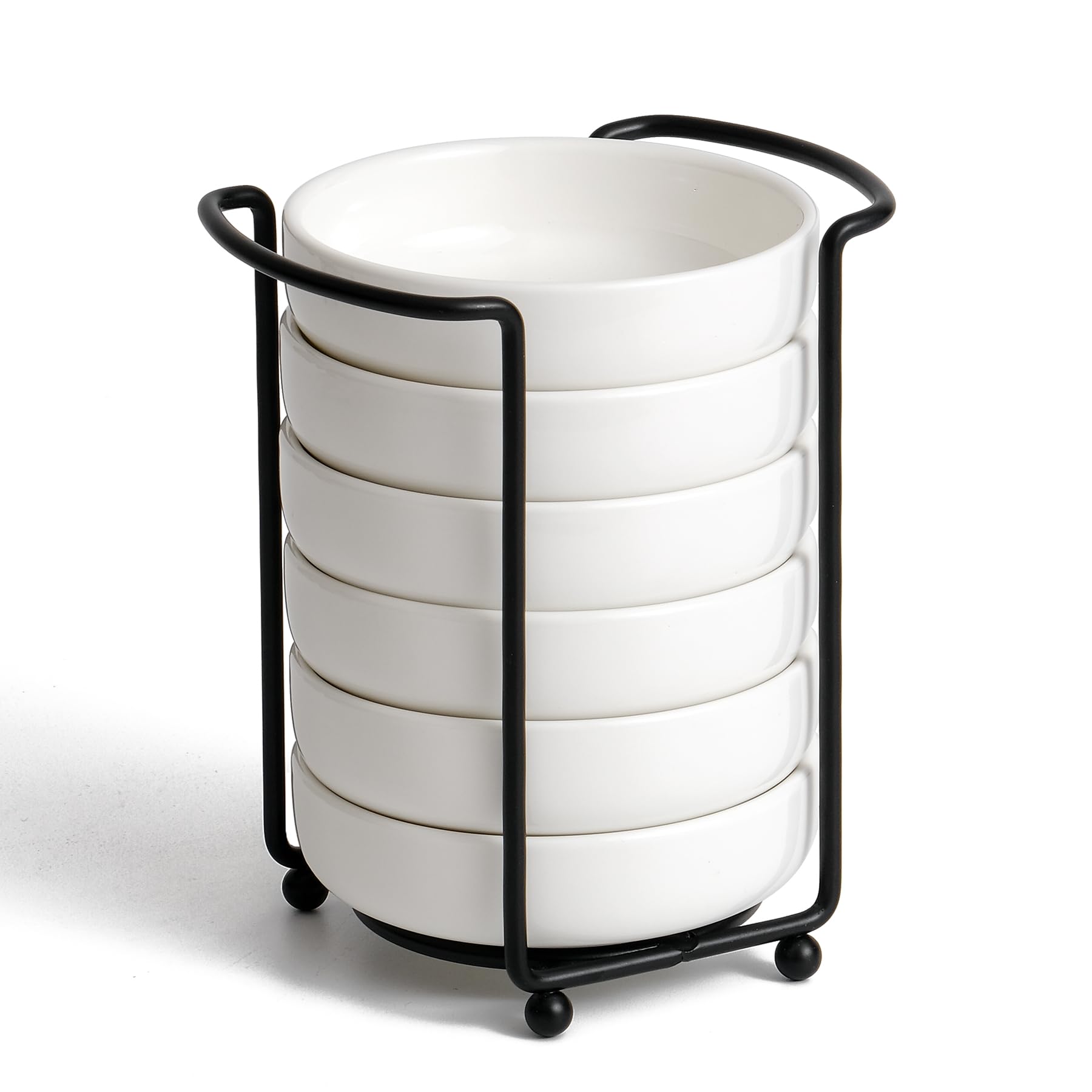 Japanese Ceramic Soy Sauce Dish Set, 6-Pack