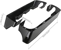 Vista 3 de XMT-MOTO Extensión de Bolsa de Sillín Estirada de 4 Pulgadas Compatible con Harley Touring FLT FLHT FLHTCU FLHRC Road King Road Glide Street Glide