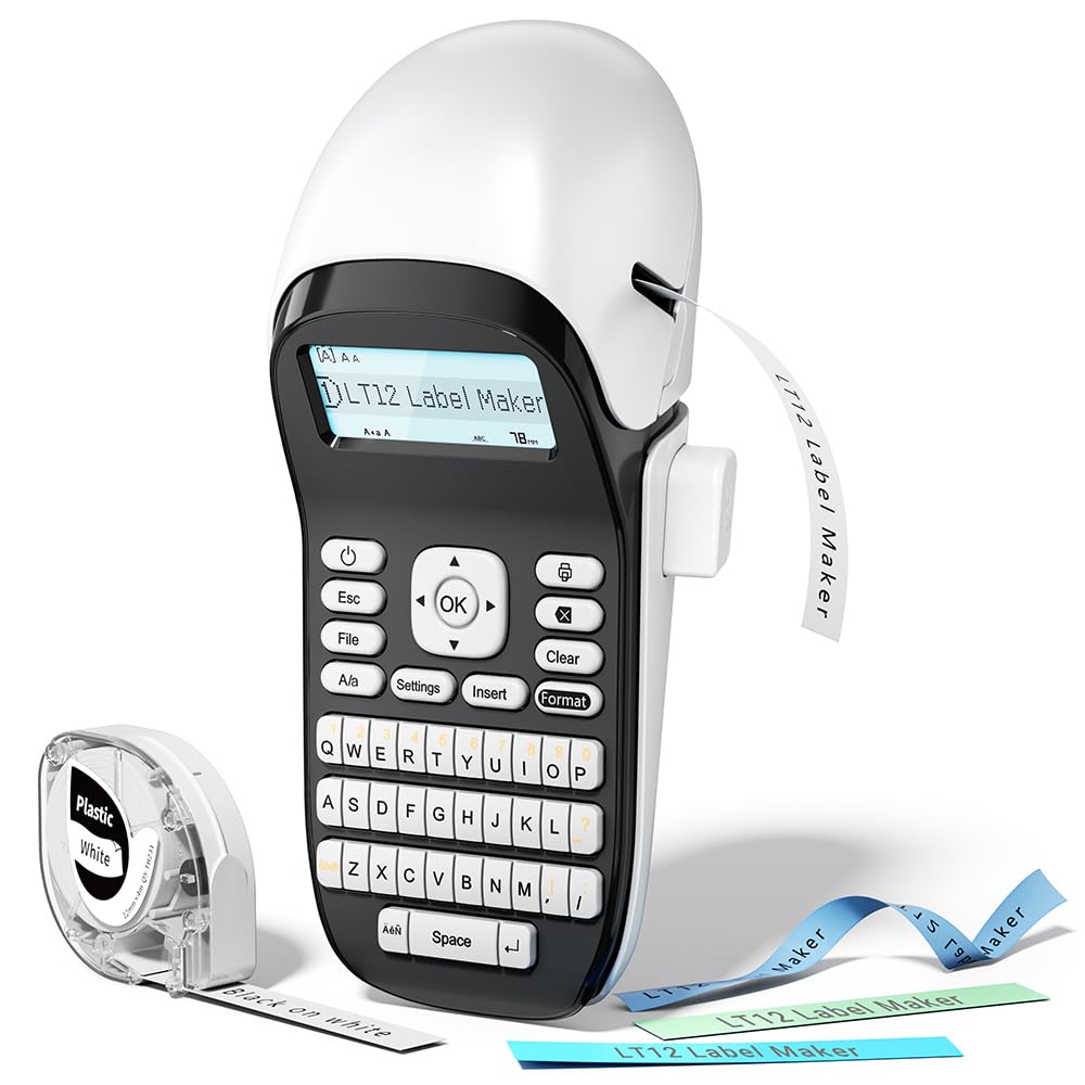 Waterproof Label Maker EazeID Bluetooth Label Maker With Keyboard ...