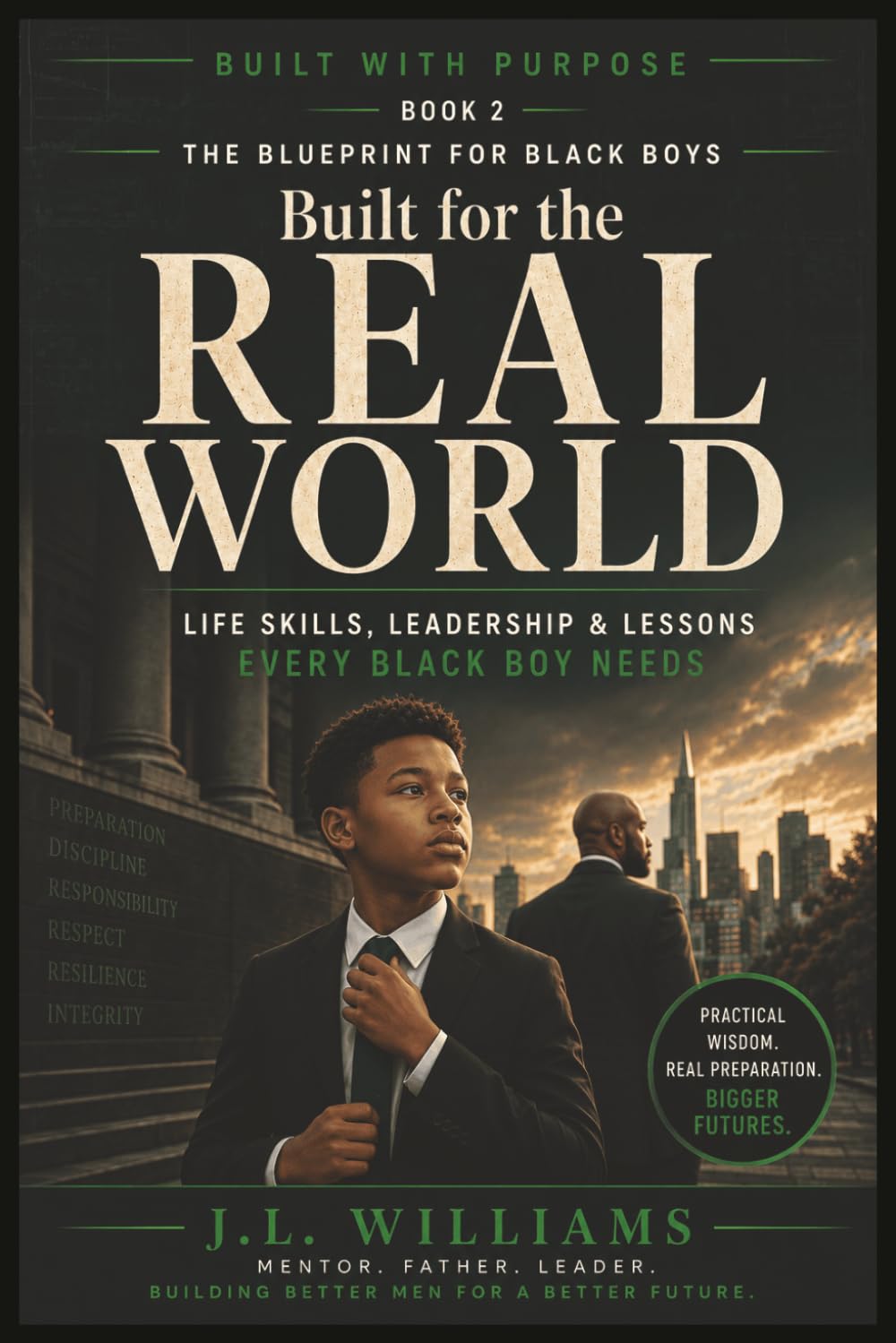 BUILT FOR THE REAL WORLD: Life Skills, Leadership & Lessons Every Black Boy Needs: 2 (Built With Purpose The Blueprint for Black Boys Series)