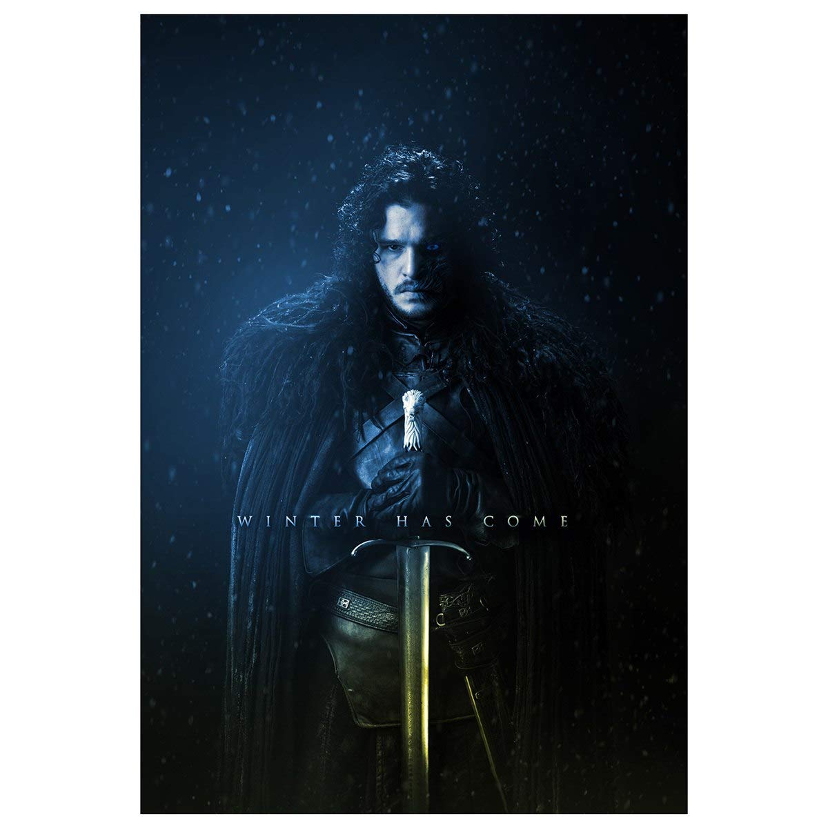 Game of Thrones GOT Season 8 John Snow Poster (300 GSM, Paper, Multicolour, 13 X 19 Inches)