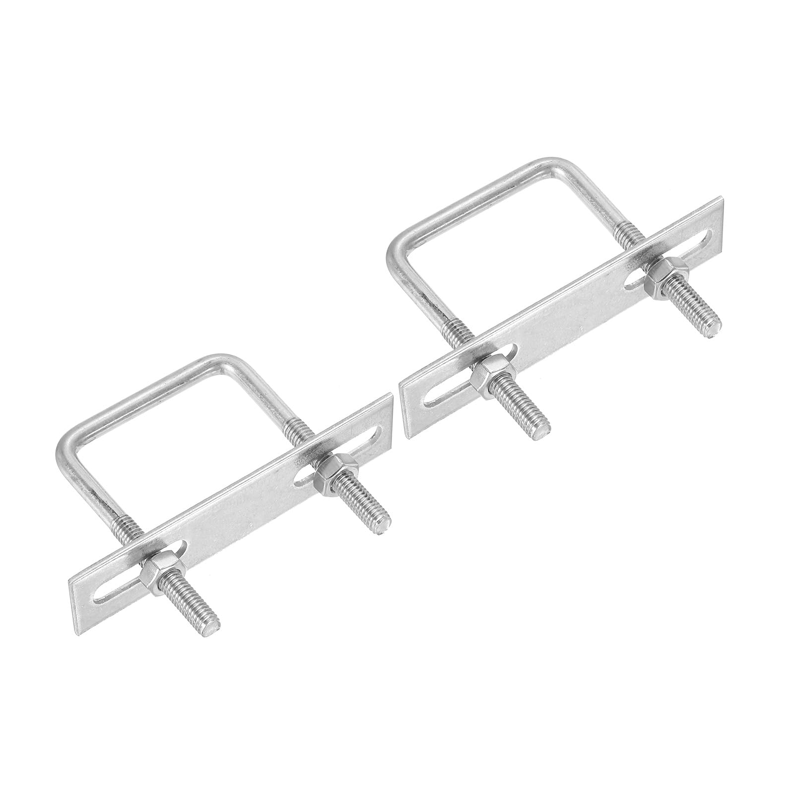 PATIKIL M6x45x75mm Square U-Bolts Kit