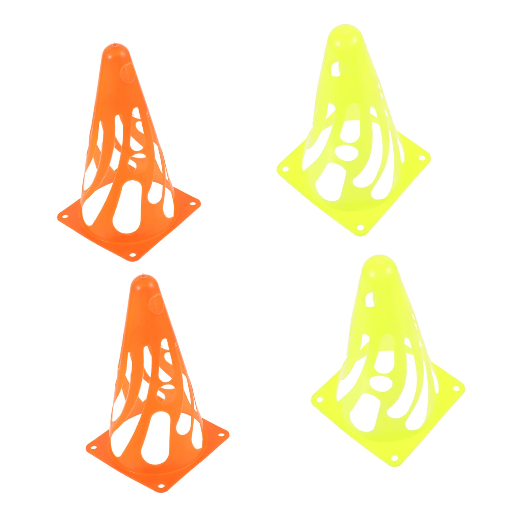VANZACK Agility Hurdles Set 4 Small Traffic Cones for Soccer Football Basketball Training