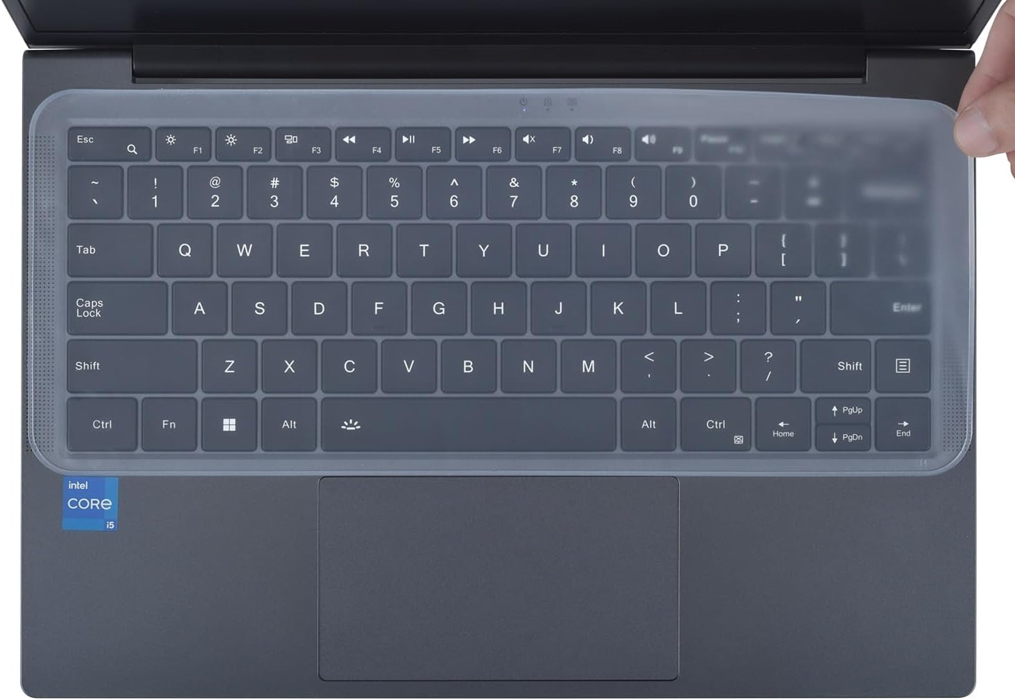 Universal Keyboard Protector Cover Skin for Laptop Notebook 13-14 inch, Ultra Thin Silicone Waterproof Dustproof Keyboard Protector Skin (Size 12.28" X 5.08")