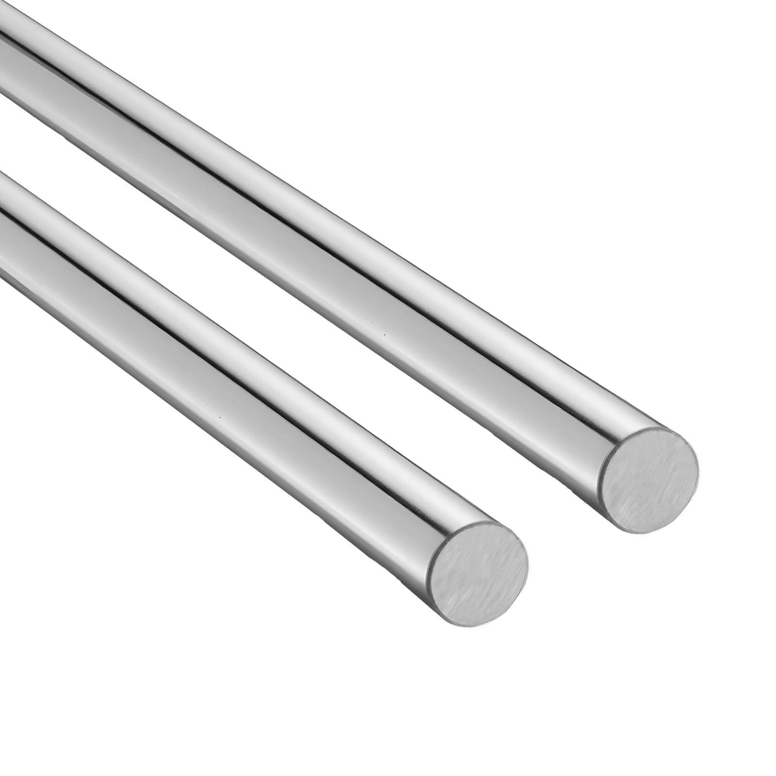 VEVOR Linearwellen, 20x1200 mm, Präzisionswelle aus SFC20-Kohlenstoffstahl, rostfrei & hochpräzise, Welle mit hoher Härte, Runde Stange für Schneid-, Schleif-, Fräs- & Bohrmaschinen, 2er-Pack