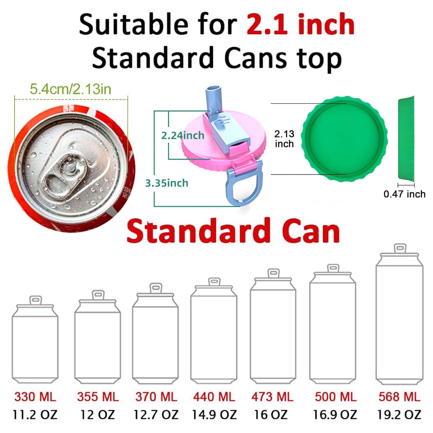 TenaLucy 4er Set Dosendeckel Mit Strohhalm - Auslaufsicherer Verschluss Für Getränkedosen