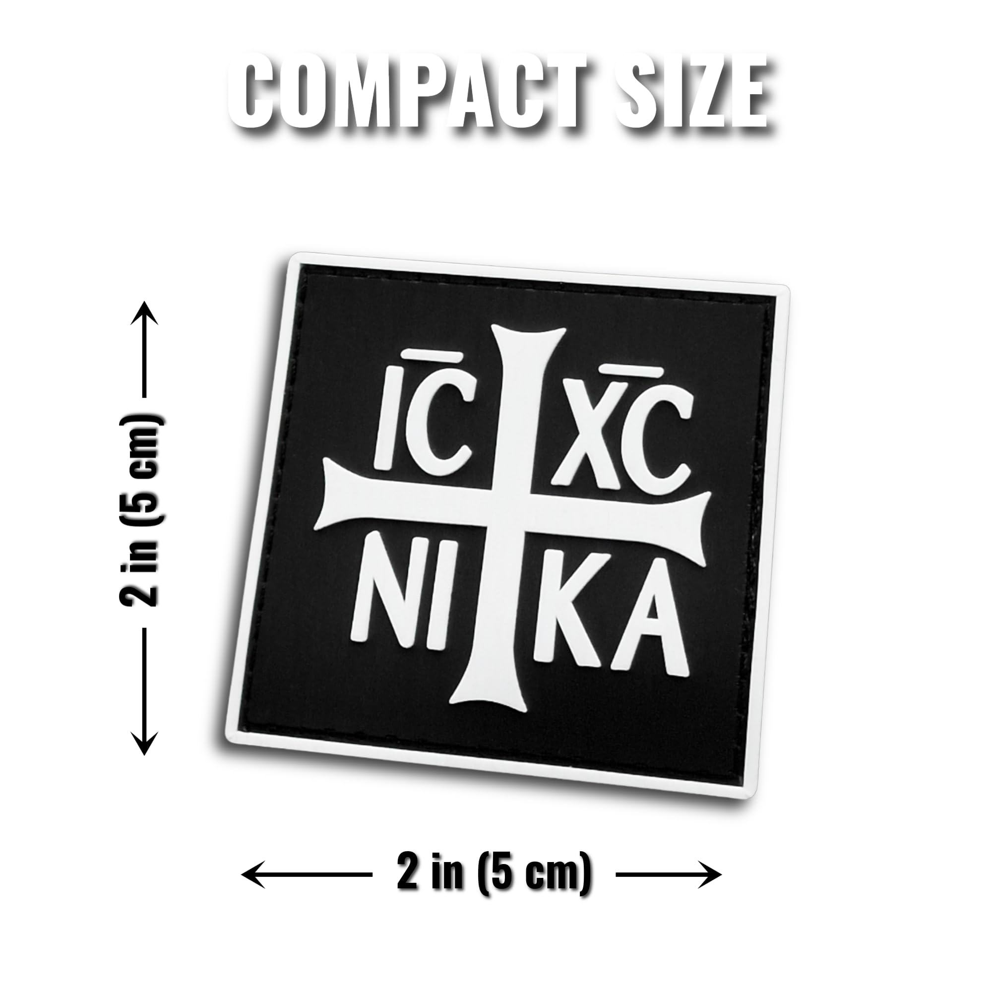 Amazon.com: Orthodox Cross PVC Patch ICXC Nika 2x2” – Glow in the