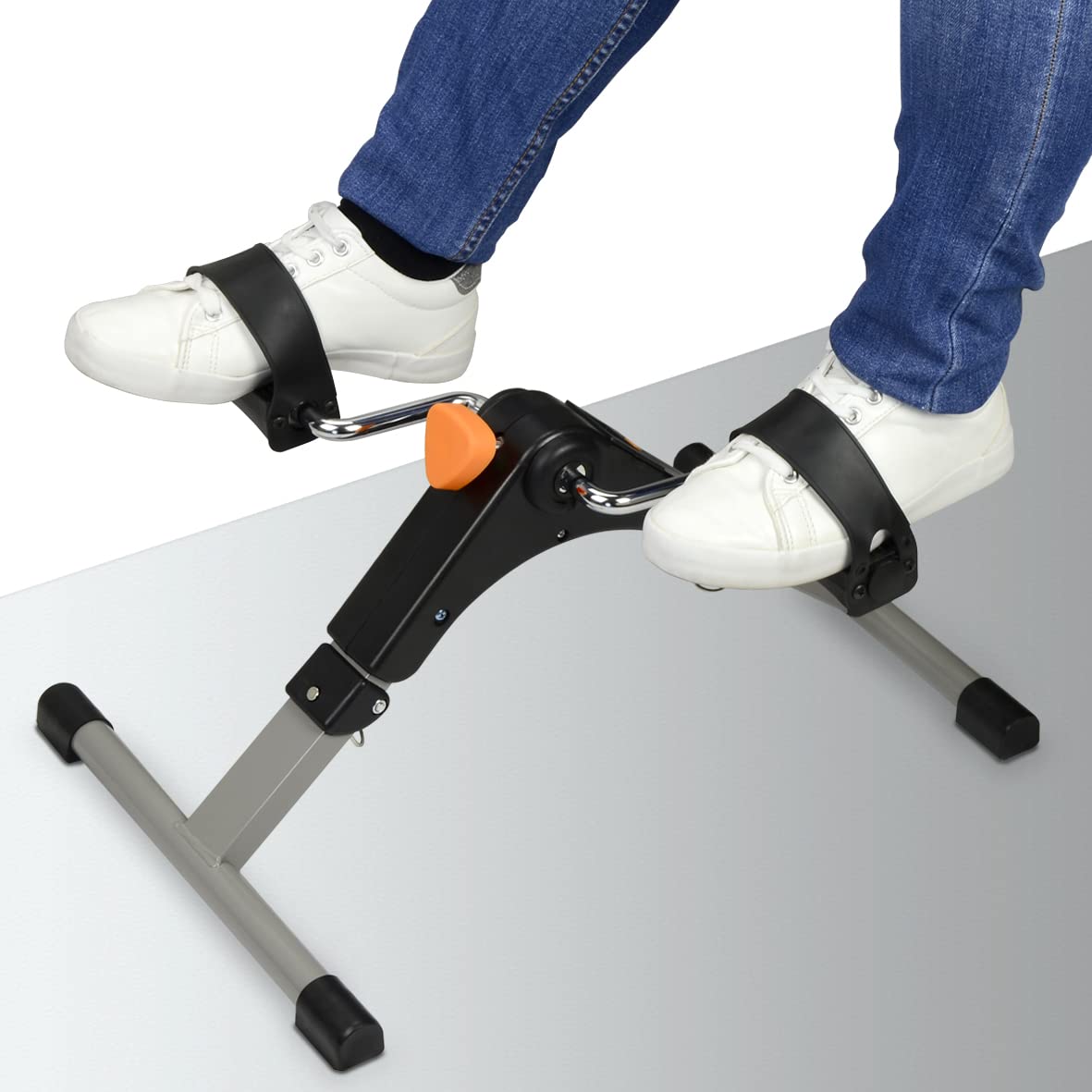 Gridinlux Unisex Adulto Pedaleador Manual, Negro, 49 x 36 x 23 cm