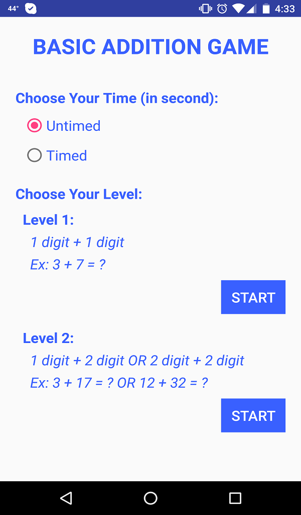 Basic Addition - App on Amazon Appstore