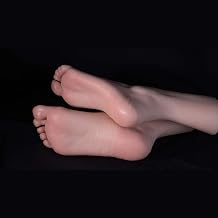 Silicone Foot Model Lifesize Female Sketch Drawing Shoe Socks Sandal Display Art Sketch Medicine Stage Nail Reflexology Massage Practice Manicure Practice Movie Props,3all jointbonefixed