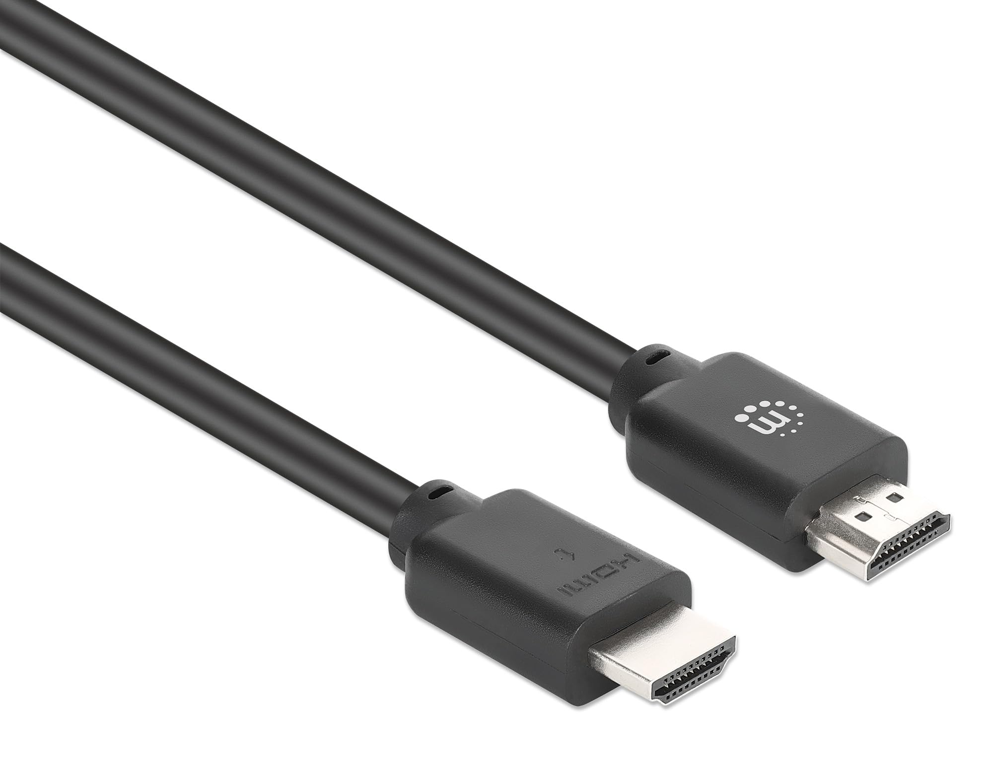MANHATTAN 356718 Kabel HDMI 4K przy 60 Hz, 22,5 m, z Ethernetem, do telewizora, monitora, PS5, laptopa, MacBooka, HDR, Dolby Vision, ARC, 18 Gb/s, pozłacany, podwójnie ekranowany