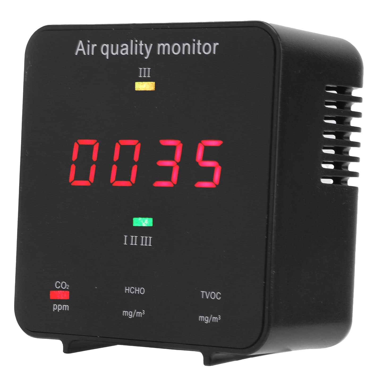 Monitor della qualità 'aria Rilevatore di Formaldeide e Anidride Carbonica Home Office Digitale Vita Sana