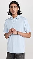 Vista 2 de Faherty Polo Movement para hombre, Cardiff Blue Heather