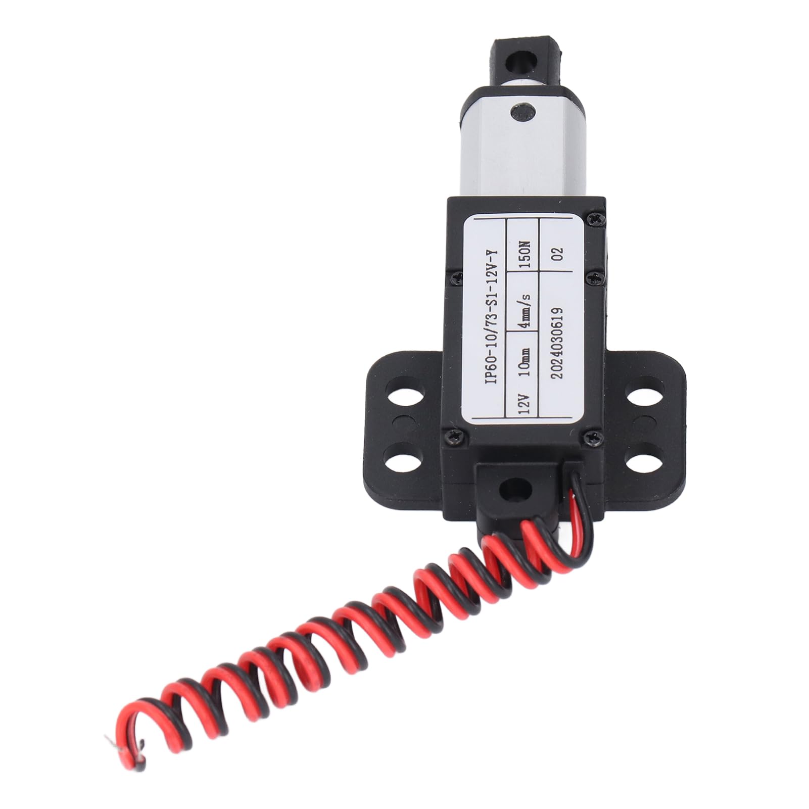 DC12V Linear Motion Actuator, Heavy-Duty Electric Lift Micro 10mm Stroke 150N Thrust for Recliner and TV Table