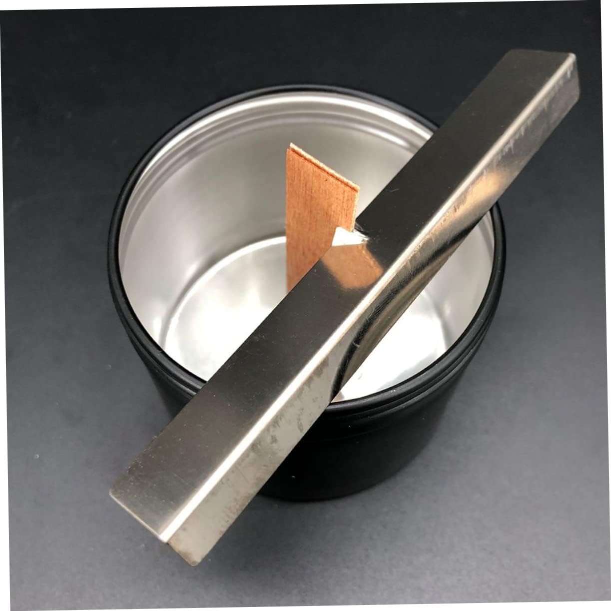 STOBAZA 12pcs DIY Candle Wick Centering Device for Candles Stainless Steel Clips