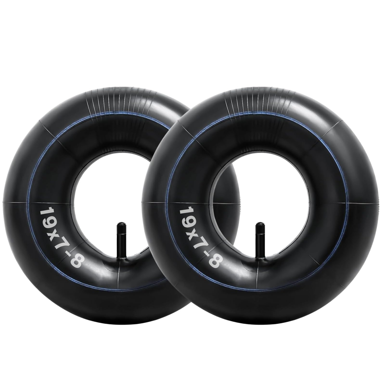 2 Cámaras de aire 19x7-8 19x7.00-8 20x7-8 para ATV Quad 4 Wheeler Go Kart Baja Warrior Mini Bike cortacésped, quitanieves, carritos de golf, remolques de jardín, cortacésped de carga pesada