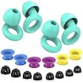 Ear Plugs for Sleeping Noise Cancelling,2-Pack Reusable 30dB Soft Noise Reduction for Snoring Motorcycle Airplanes,Heari