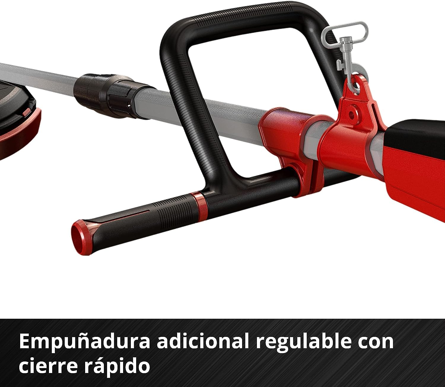 Einhell herramienta multifunción alimentada GE-LM 36/4 en 1 Li-Solo Power X-Change (Li Ion, 2x 18 V, motor sin escobillas, el cabezal del cortasetos se puede inclinar 7 veces, sin batería ni cargador)