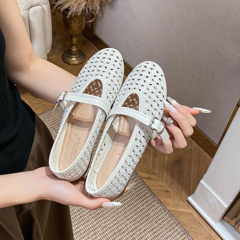 Cut Out Flats for Women Round Toe Dressy Casual Flats2