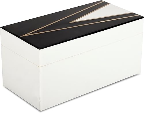 Miniatura 144 de Handicrafts Home Colección Marquet Array - Joyero decorativo hecho a mano para recuerdos, baratijas y decoración del hogar, caja para almacenamiento