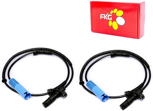 FKG Sensor de velocidad de rueda ABS trasero izquierdo y derecho ALS435 para BMW 525i 530i 2001-2003, BMW 540i 1999-2003, BMW M5 2000-2003, juego de