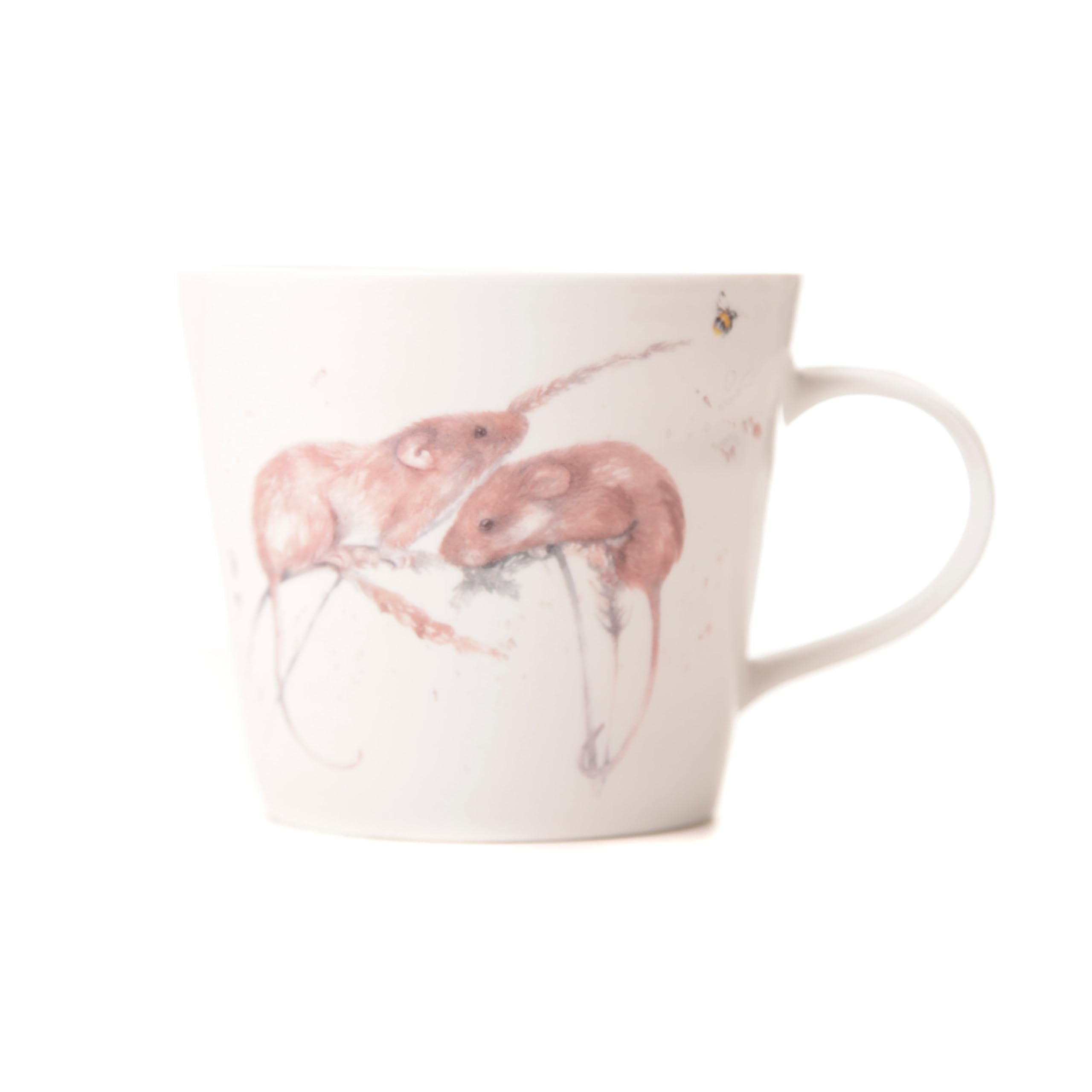 Meg Hawkins Field Mice Animal Watercolour Design Bone China Mug