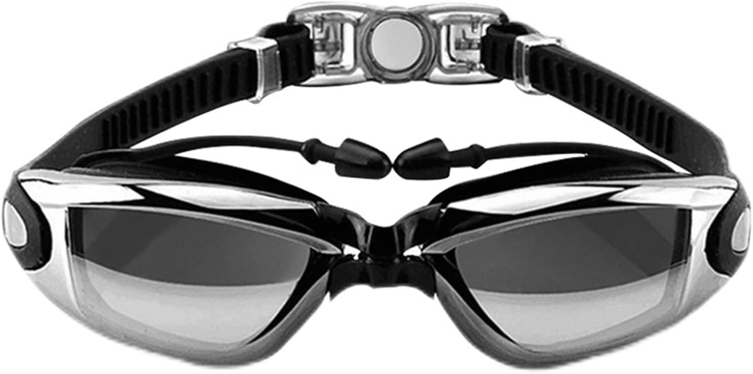 DULKET Swimming Goggles, Anti Fog Swim Goggles No Leaking, UV