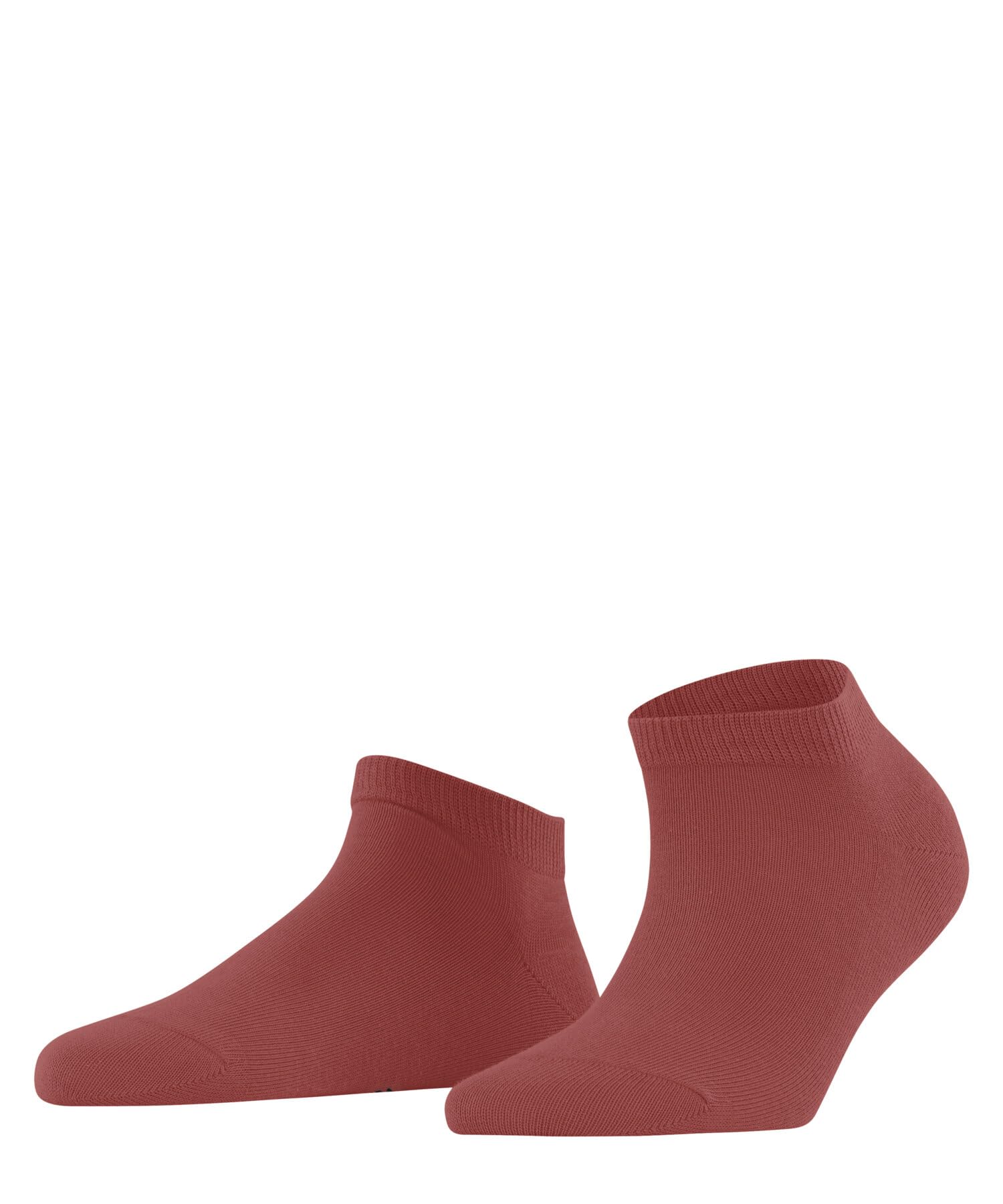 FALKE Women's Family W Sn Sustainable Cotton Low-Cut Plain 1 Pair Trainer Socks, Red Lobster 8862, 2.5-5