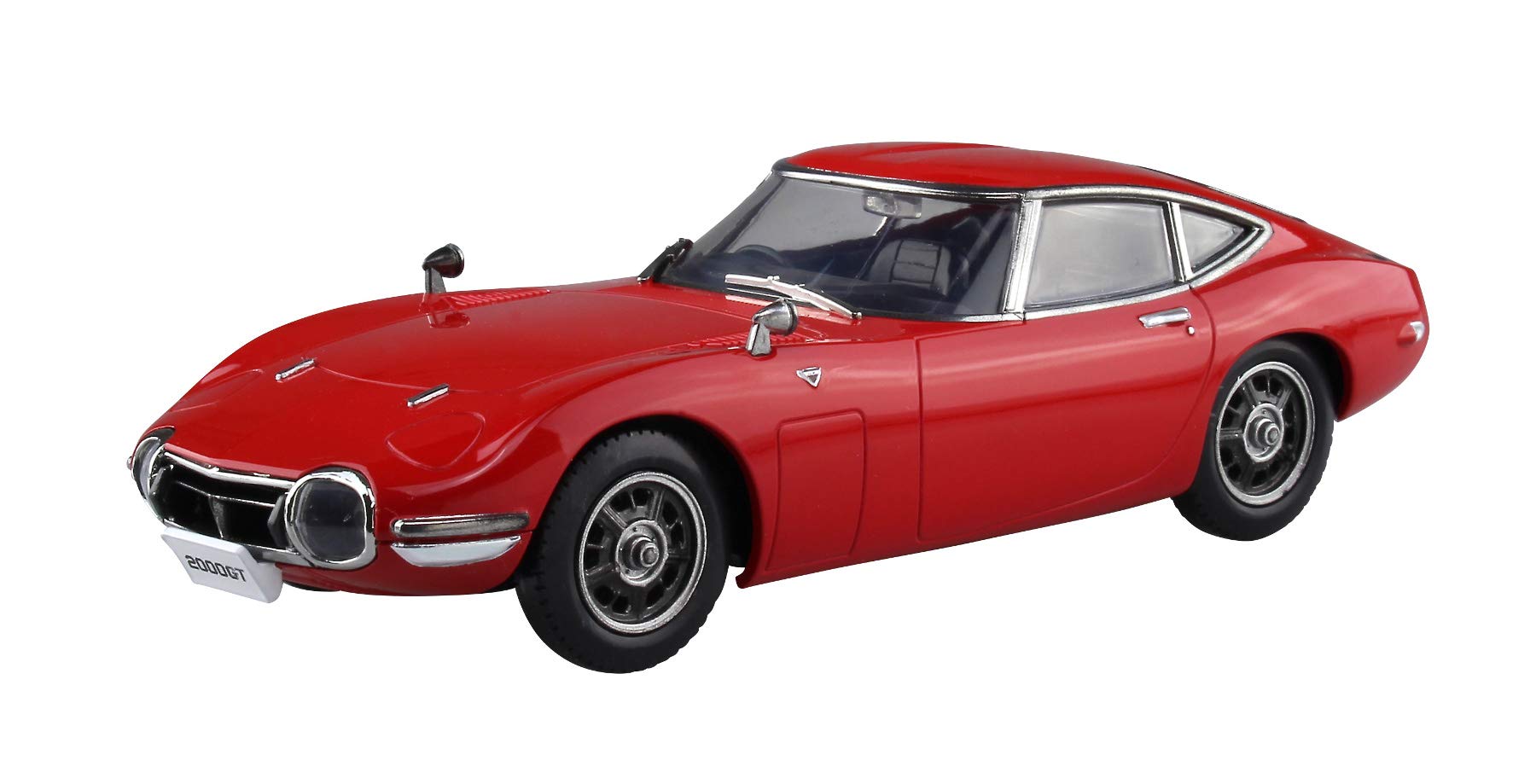 Aoshima Bunka Kyozai 1/32 The snap kit Series Toyota 2000GT Solar red-Painted Plastic Model 05B