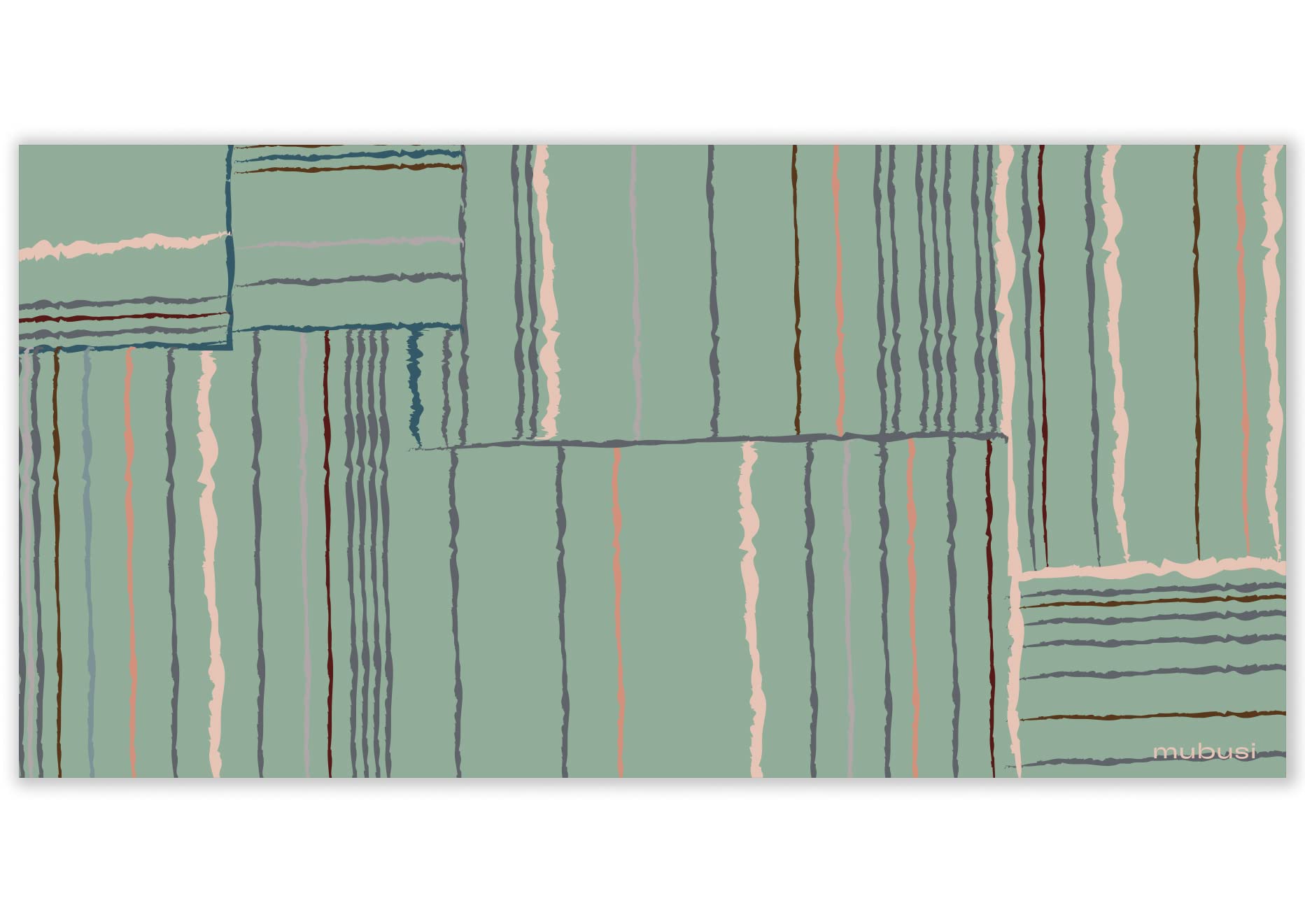 Alfombra Vinílica Cocina Salón - Varios Tamaños - (Tela Verde 40x80 cm)