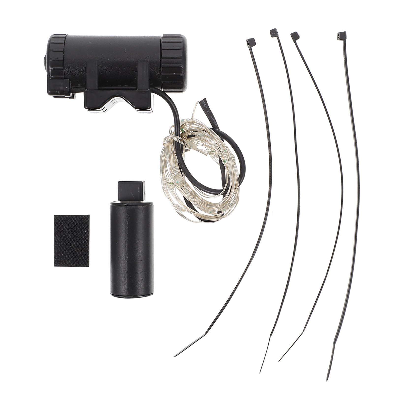 UPKOCH Luce per Bicicletta parlato Posteriore Leggero Davanti riflessivo Ciclismo Le Biciclette Parlavano di Luce Lampada LED Ruota Bici Luce Decorativa a Ruota Scorrevole ABS Nero