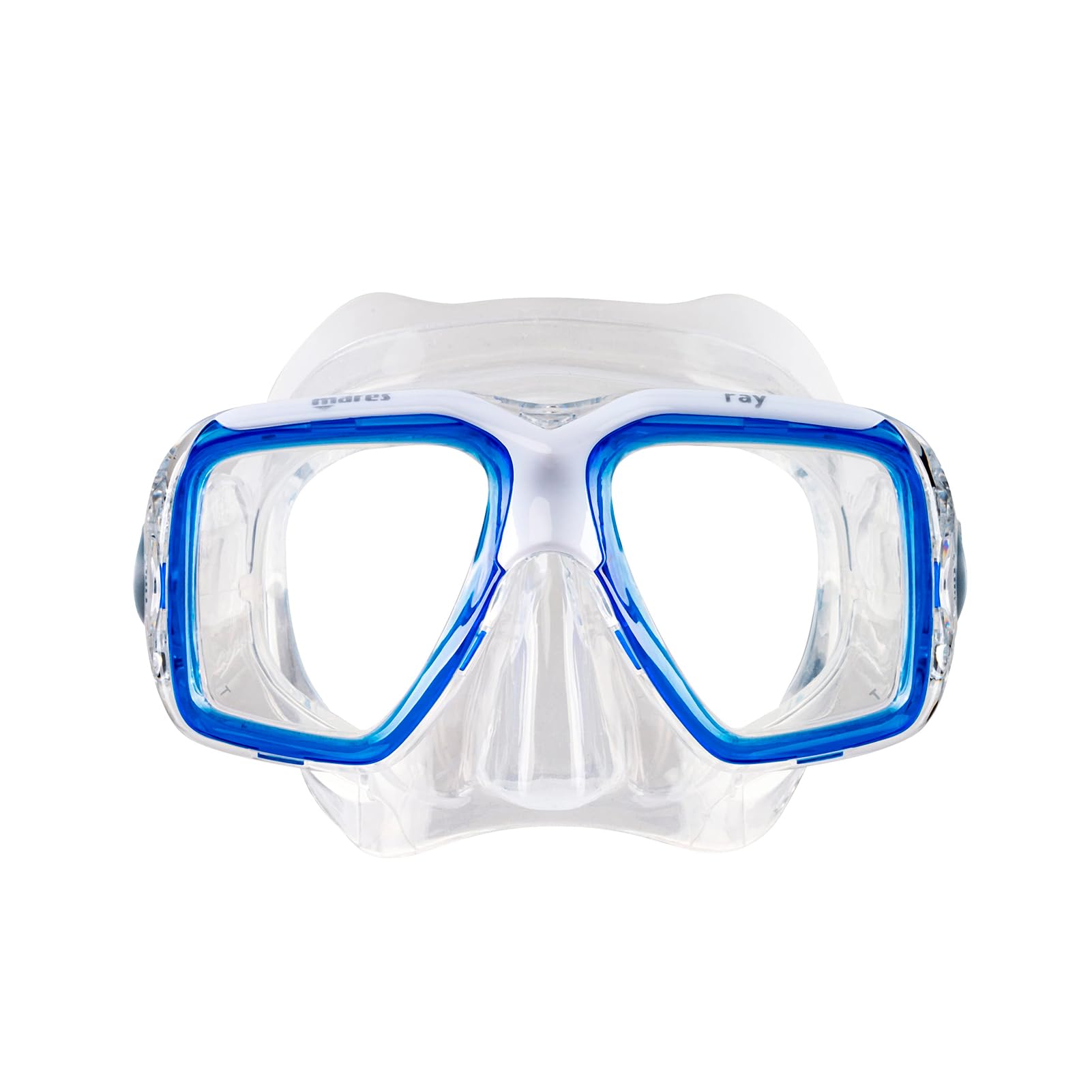 Mares Combo Ray - Set Maschera e boccaglio Adulto, Maschera Ray Personalizzabile, boccaglio bay Semi-Secco in Silicone, Snorkeling e Immersione ricreativac