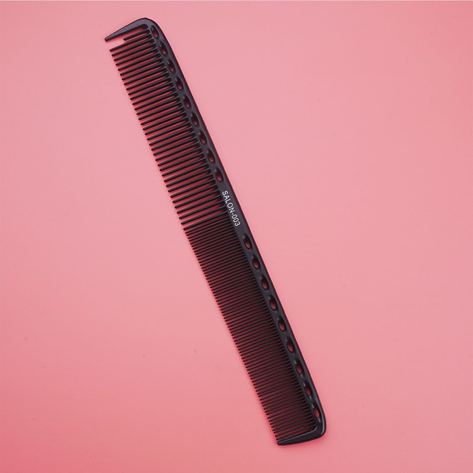 Professional Hair Combs, Aviation Aluminum Metal Cutting Comb Hairdressing Comb - Image 3