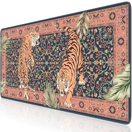 Tapis de souris étendu HAOCOO grand tapis de bureau pour clavier souris mignon et antidérapant
