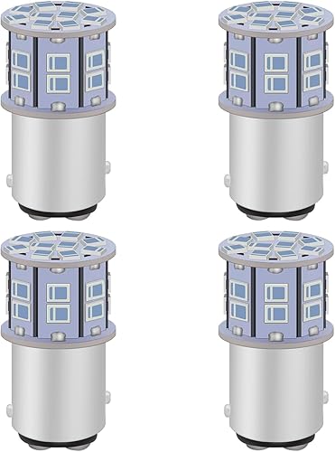 Miniatura 22 de 1157 - Bombilla LED blanca superbrillante 2057 2357 7528 BAY15D para luces de marcha atrás de respaldo, luces traseras de freno, luces de Blanco