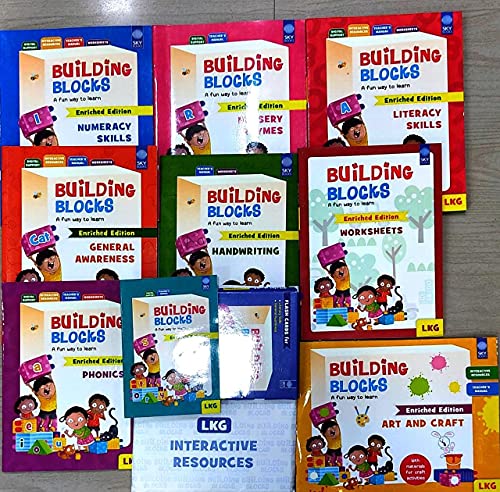 Image of LKG BUILDING BLOCKS A FUN WAY TO LEARN ENRICHED EDITION SET OF 11 BOOKS SKY BOOKS [Paperback] SKY BOOKS [Paperback] SKY BOOKS [Paperback] SKY BOOKS
