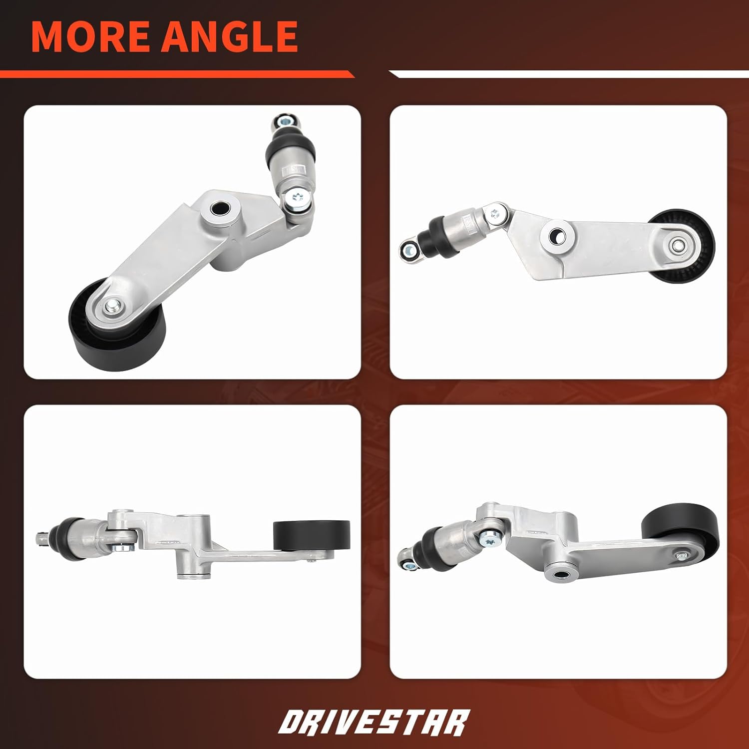 DRIVESTAR 166200W093 Belt Tensioner Assembly Pulley Compatible for Toyota 1998-2008 Corolla 2000-2005 Celica 2007 2008 Matrix MR2 1998-2002 Chevrolet Prizm 2003-2010 Pontiac Vibe 1.8L L4