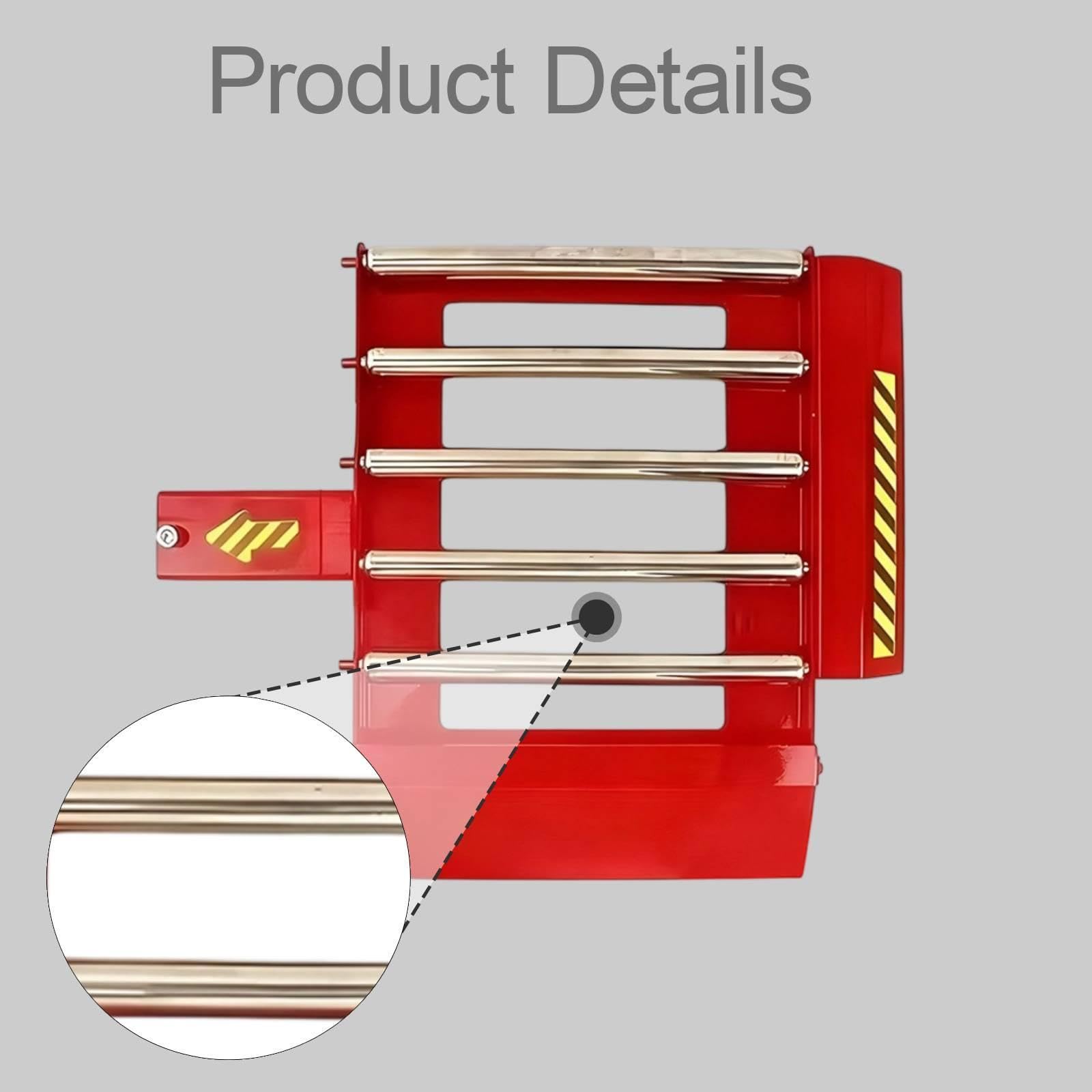 Base per Smontagomme con Ruote, Piastra di Supporto Alta E Portatile per Macchina Smontagomme, Rosso