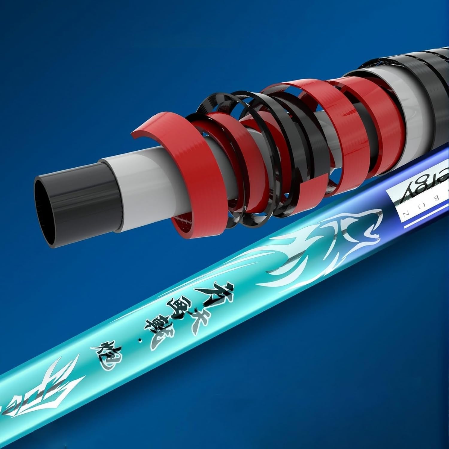 Canna da pesca telescopica in carbonio da 8 m, 9 m, 10 m, 11 m, 12 m, 13 m; canna da pesca super rigida e ultraleggera, canna da carpa per la pesca in acqua dolce