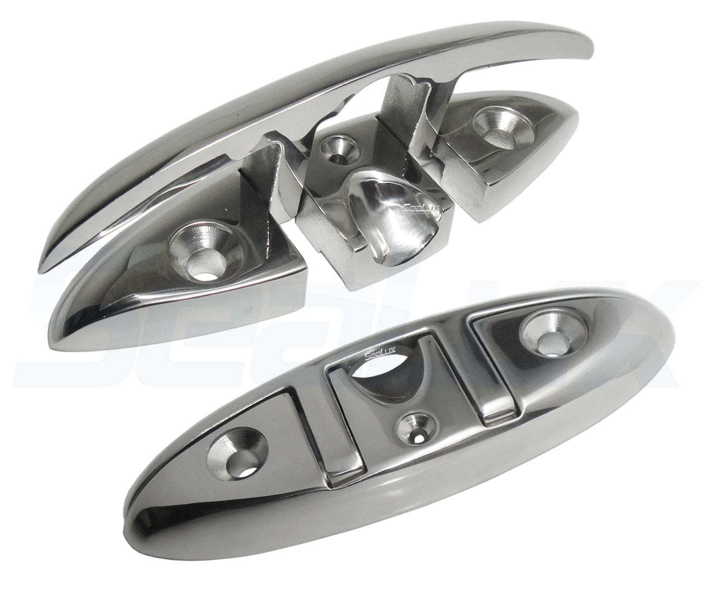 SeaLux Boat Surface Mount Flip up Folding Pull Up Cleat 6