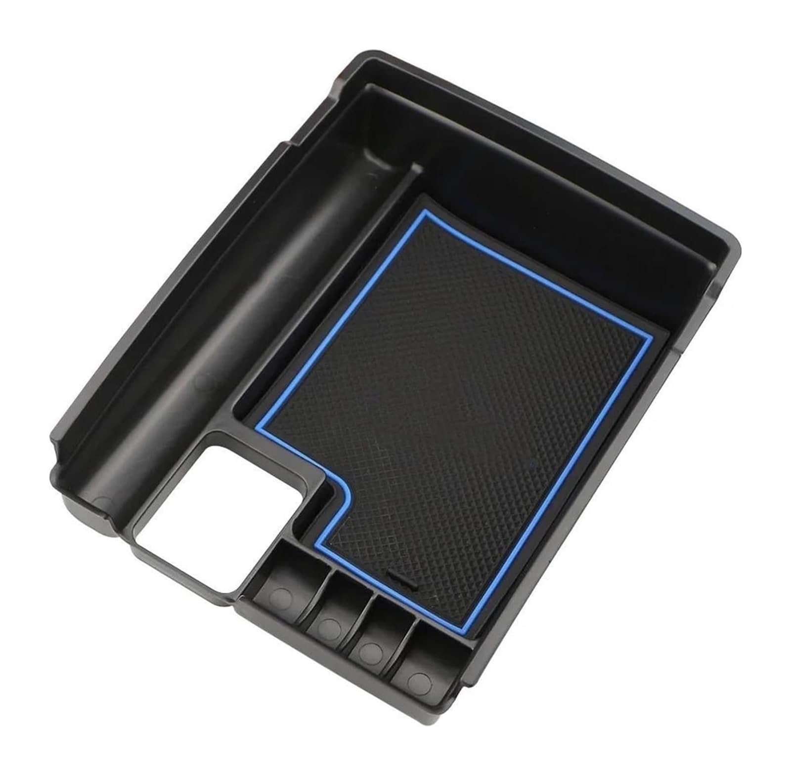 Hckclmbmzw Blue For Nissan For X-Trail For Xtrail T32 For Rogue 2014-2022 Car Armrest Storage Box Central Console Tray Holder Organizer Accessories Car Armrest Center Console(Blue)