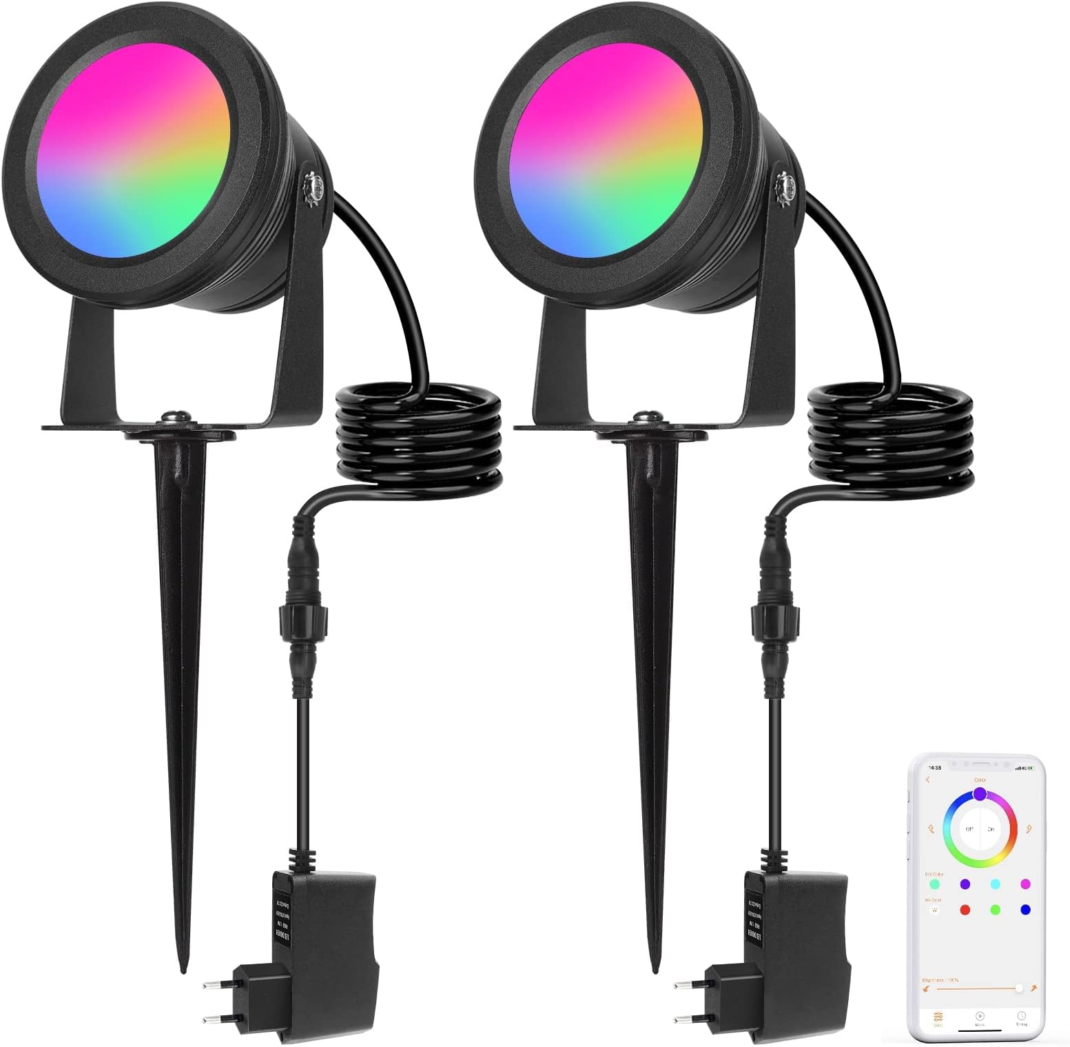 Led Gartenstrahler Mit Erdspie