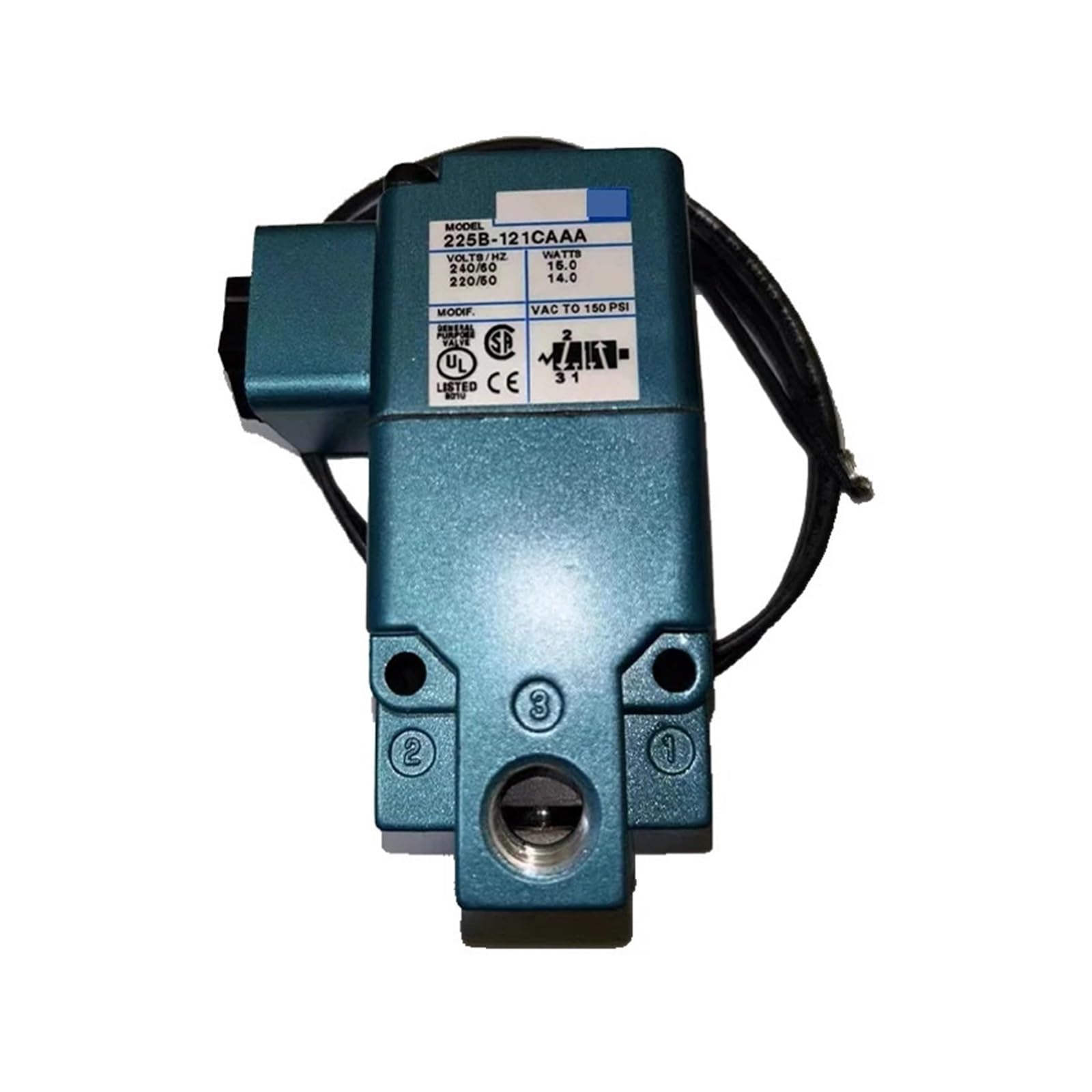 Électrovanne 225B-551BAAA évite les pannes de pression sur ligne automatisée