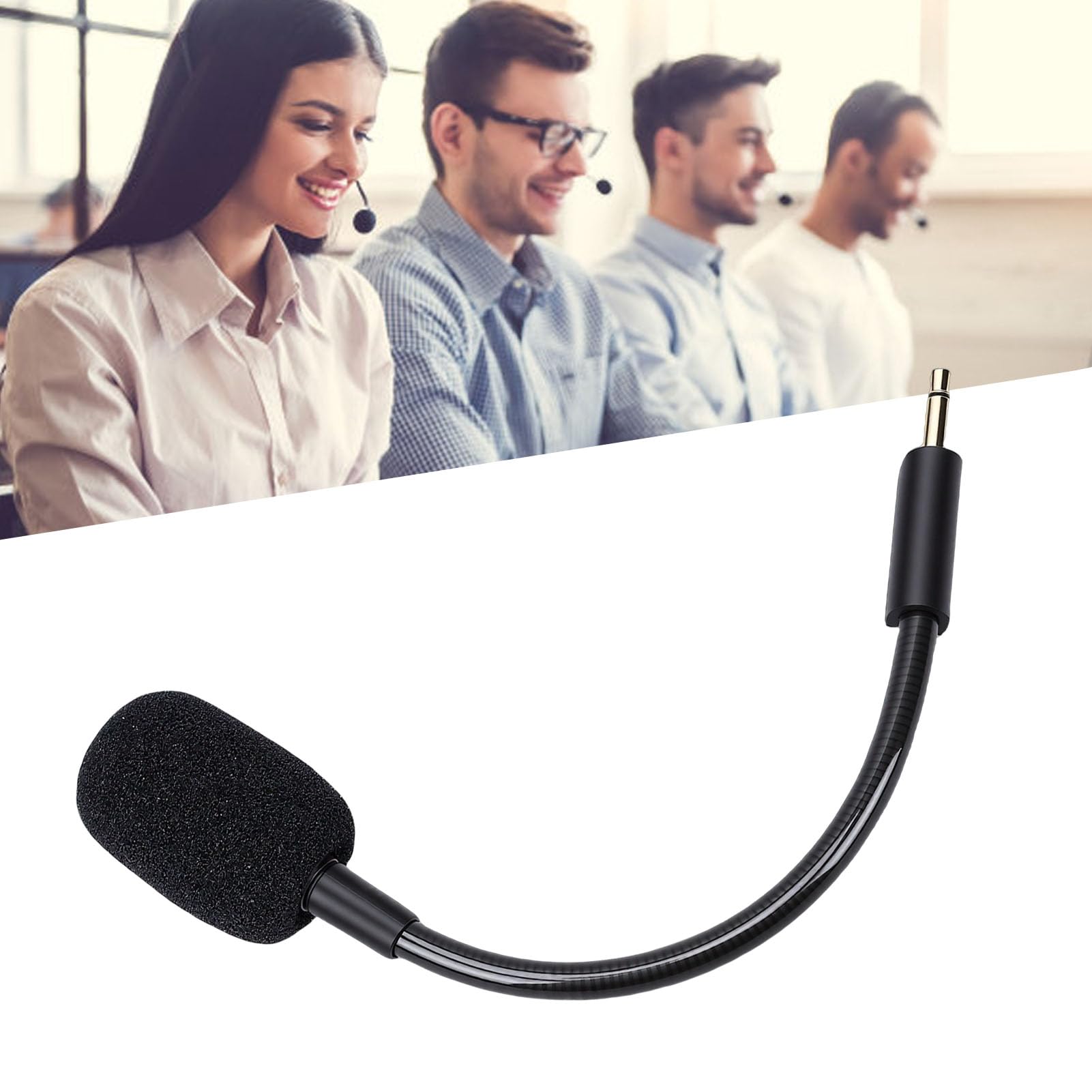 Microphone de Remplacement pour Casque USB Filaire Kraken V3, Perche de Micro de 3,5 Mm avec Suppression du Bruit, Voix Claire, Accessoire de Jeu Durable Plug and Play