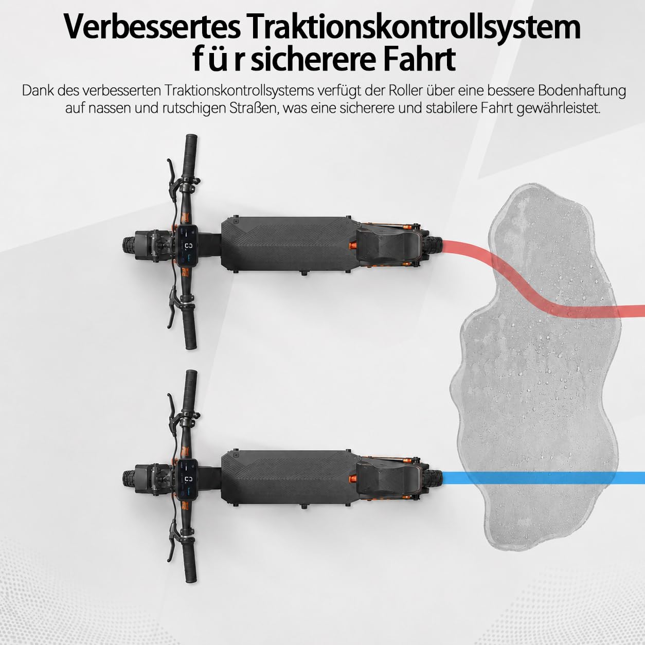Kukirin E Scooter,Elektro Elektroroller Erwachsene Elektroscooter,E Roller Offroad,Elektro Scooter Roller,Patinete electrico(55 Km Reichweite),G2