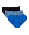 Jockey 3035 Boys Super Combed Cotton Solid Brief with Ultrasoft Waistband (Pack of 3)_Coronet Blue, Black & Rich Royal B